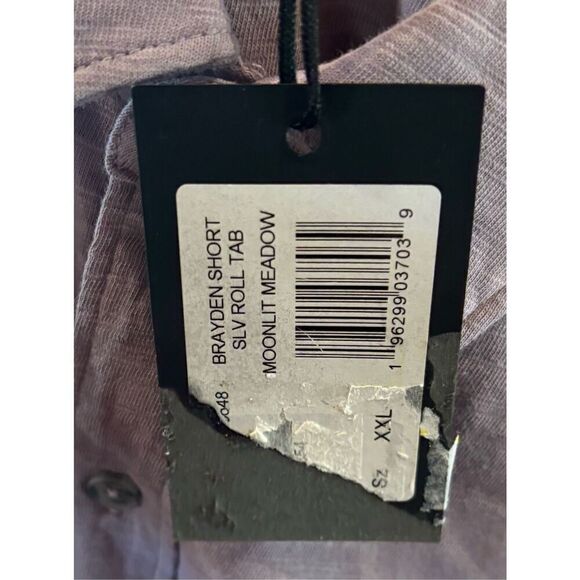 PAIGE JEANS Brayden Riverside Morning Short Sleeved Shirt NWT Size XXL - Picture 9 of 10